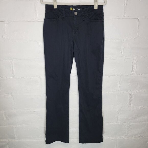 Mountain Hardwear Women's Size 8 Pants Black Raw Hem - Picture 1 of 6